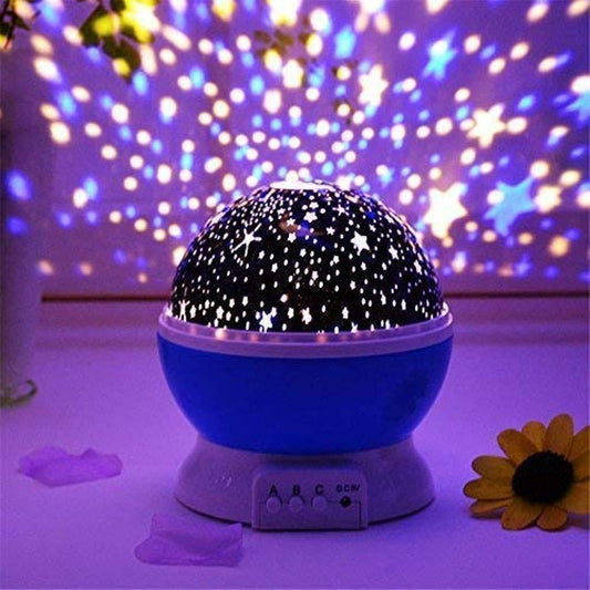 Star Master Projector Night Light – Romantic LED Sky Projector Lamp with USB Cable – Colorful Rotating Galaxy Light for Bedroom, Kids, and Home Décor (Assorted Color)