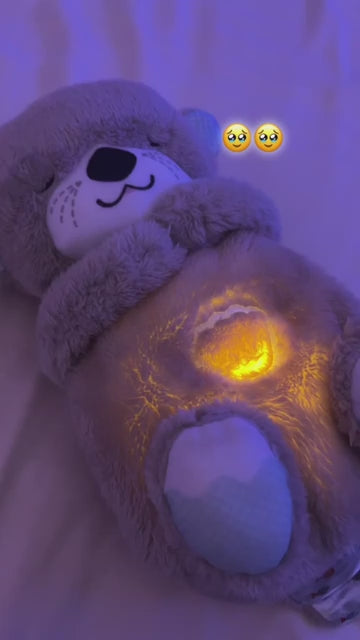 HUG 'n' FEEL SOFT TOYS Breathing Teddy Bear with Soothing Music, Comfort Plush
